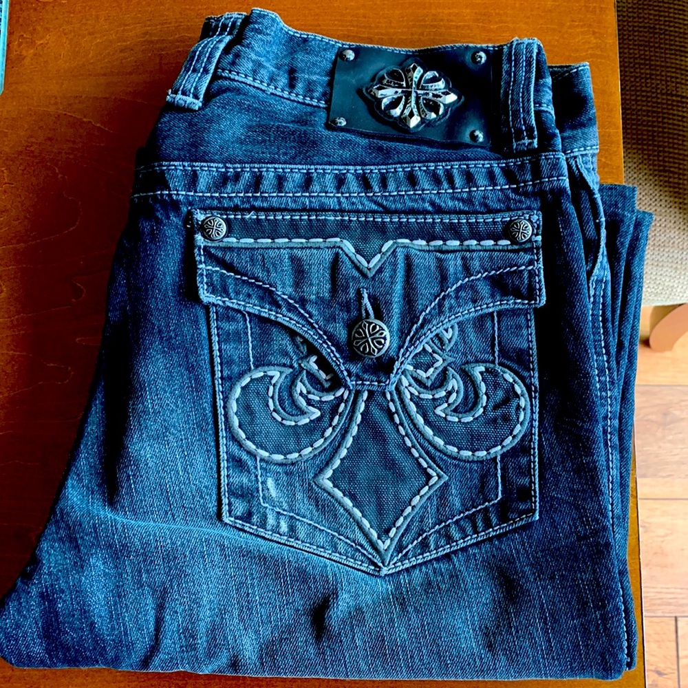 Affliction Cooper relaxed boot cut mens jeans
